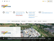 Tablet Screenshot of llevantpark.com